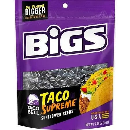 Bigs Taco Bell Taco Supreme Sunflower Seeds (5.35oz)