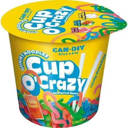 Cup O’ Crazy Gummy Candy Noodles (2.2oz)