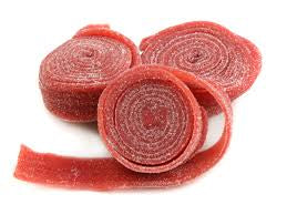 Strawberry Sour Rolled Belts (8)