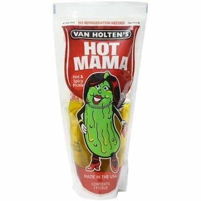 Van Holten’s Hot Mama Pickle in a Pouch (One)