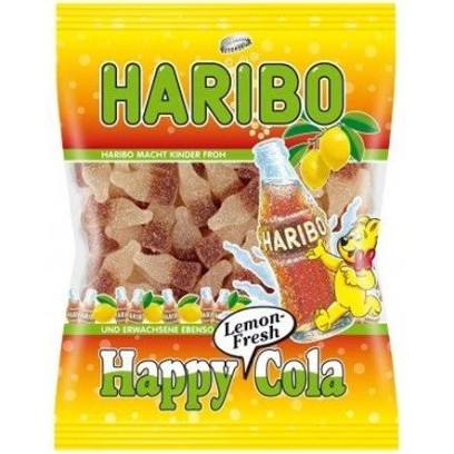 Haribo Happy Lemon-Fresh Cola Bottles (7oz)