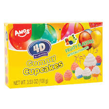 4D Gummy Cupcakes Theater Box (3.53oz)