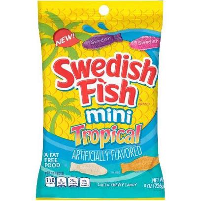 Swedish Fish Mini - Tropical (8oz)