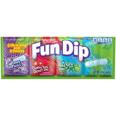 Fun Dip - 3 Flavor Pouch (1.4oz)