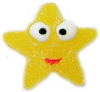Jelly Smiley Star Gummy - Individually Wrapped (One  0.4oz Gummy)