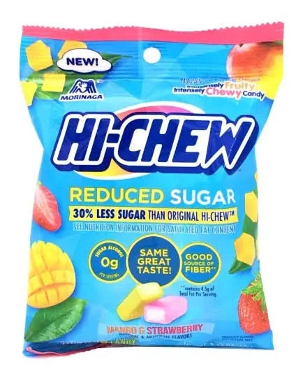 Hi Chew Reduced Sugar - Mango and Strawberry (2.12oz)
