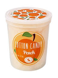 Peach Flavored Cotton Candy (1.75 oz)