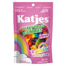 Katjes Plant Based Gummies - Rainbow 4.9oz)