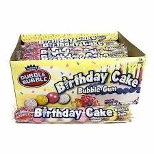 Dubble Bubble Birthday Cake Gumballs - 8 Pack