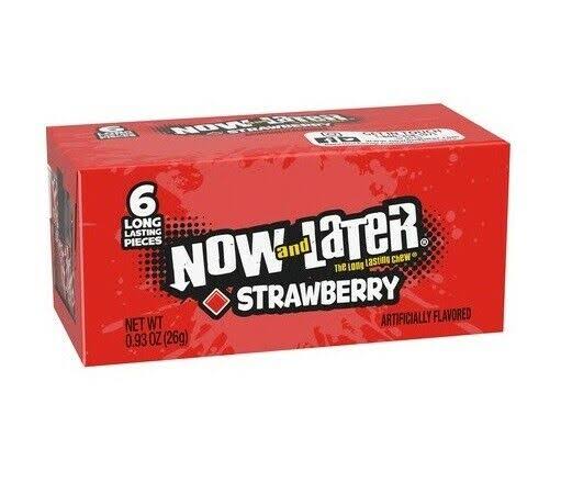 Now and Later Strawberry (6 pieces)