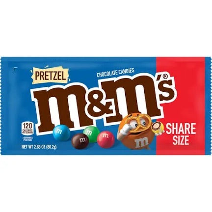 M&M's Chocolate Candies, Fudge Brownie, Share Size - 2.83 oz