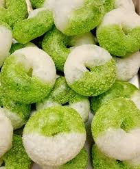 Green Apple Frings Freeze Dried Green Apple Gummy Rings (1.8oz)