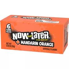 Now and Later Mandarin Orange (6 Pieces)