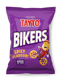 Tayto Bikers Spicy Flavour Crisps 30g **Best By 08/19/23**