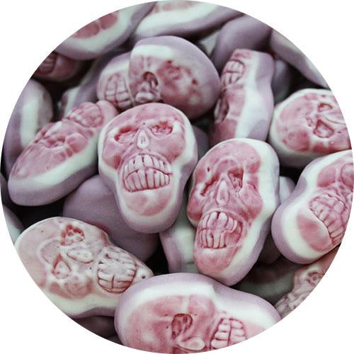Jelly Filled Gummy Skulls (12oz)