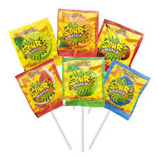 Sour Mania Sour Lollipops (One)