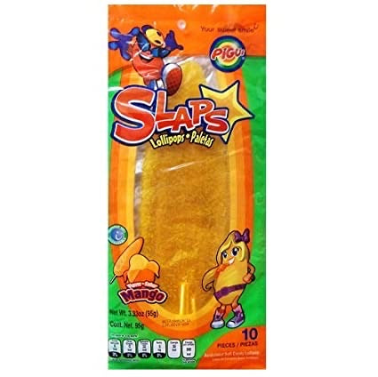 Slaps Lollipop - Mango Flavor 10 Pieces