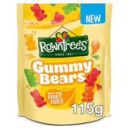 Rowntree’s Gummy Bears (115g) *Best by 10/2023*