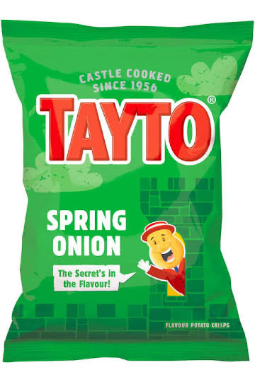 Tayto Spring Onion Crisps 37.5g