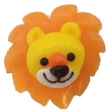 Lion Face Gummy - Individually Wrapped (One 0.5oz Gummy)