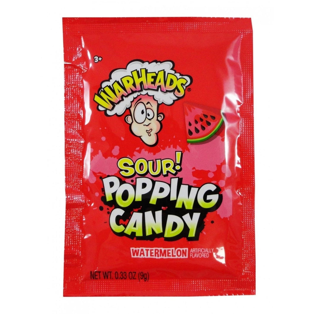 Warheads Popping Candy - Watermelon 0.33oz Pouch