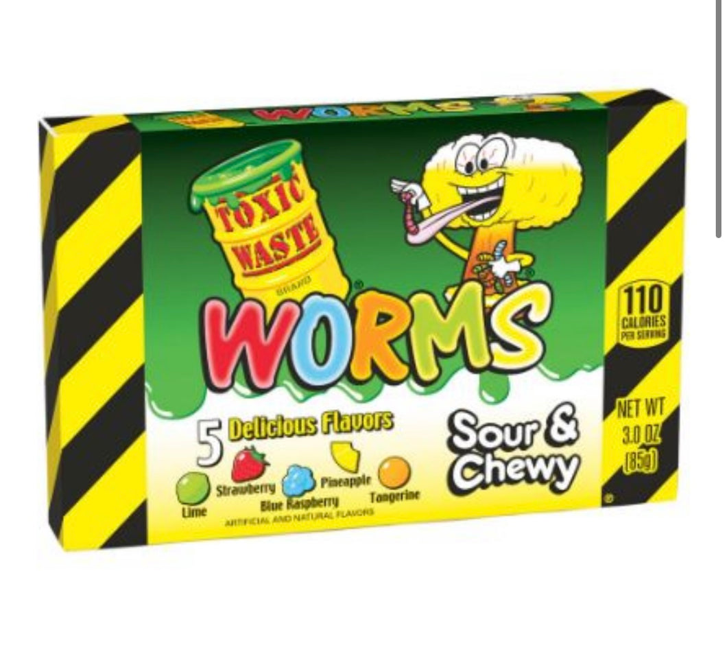 Toxic Waste Sour Worms (3oz)