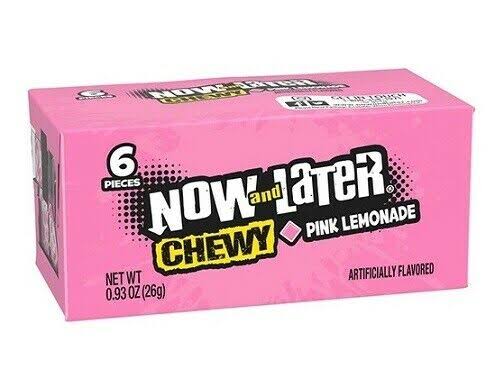 Now and Later Pink Lemonade (6 pieces)