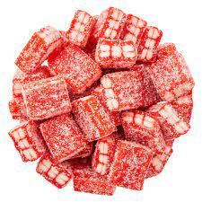 Strawberry Filled Licorice Bricks 12oz Bag